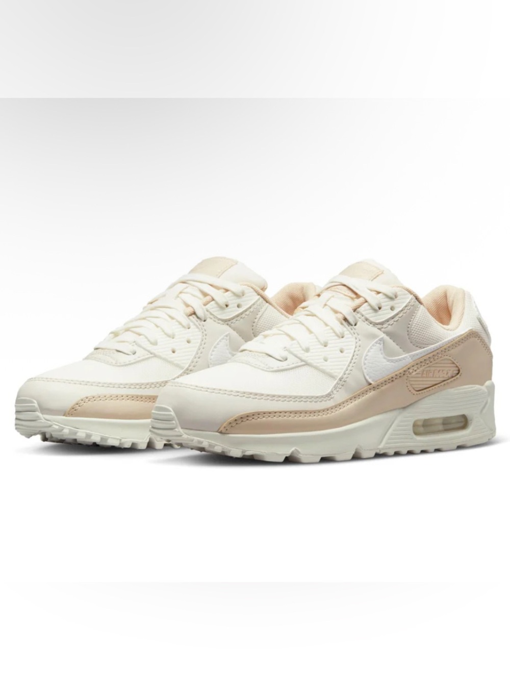 Nike Woman’s Air Max 90 Retro Casual Everyday Sneakers Size 8.5 In Phantom